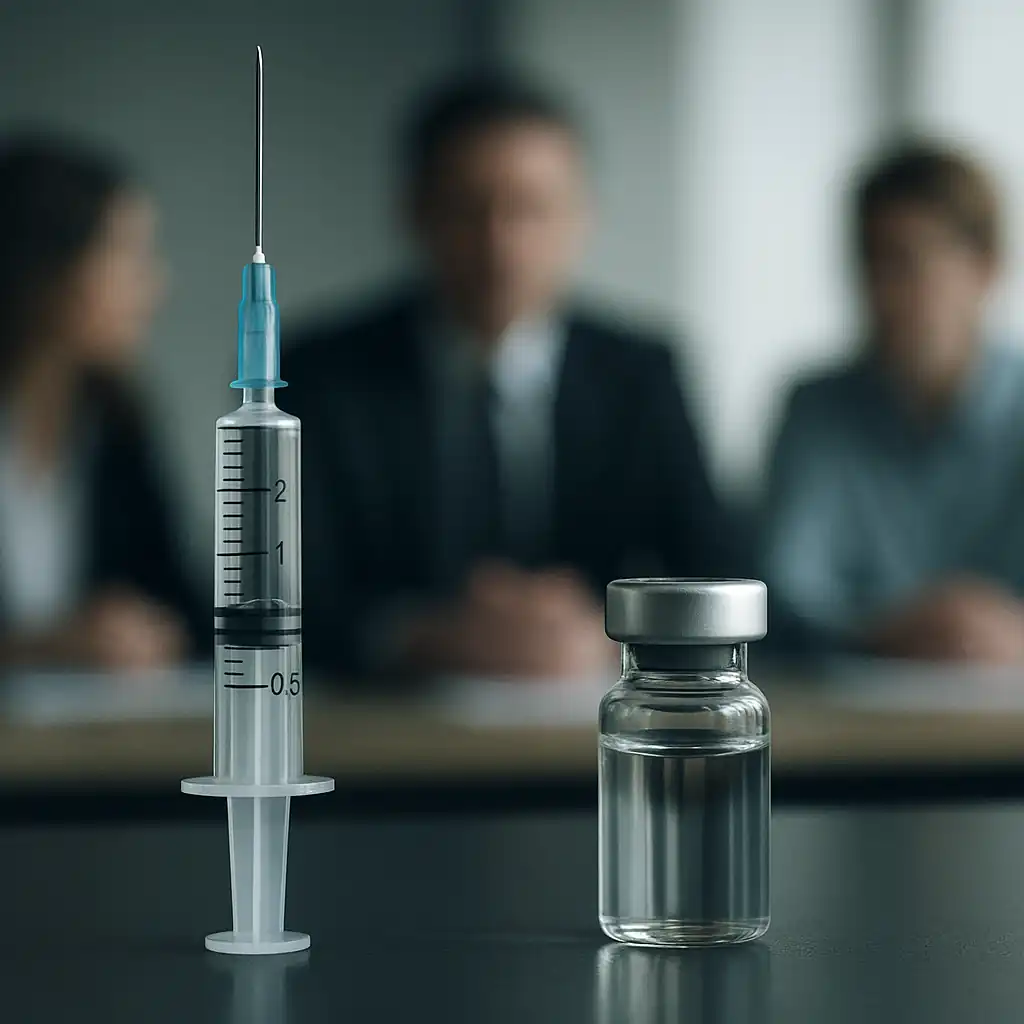 Antivaxer geen vertrouwen