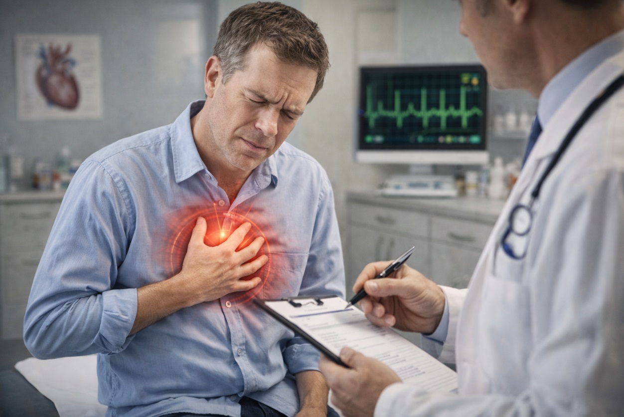 Pijn op de borst: mogelijke oorzaken en wanneer je naar de dokter moet