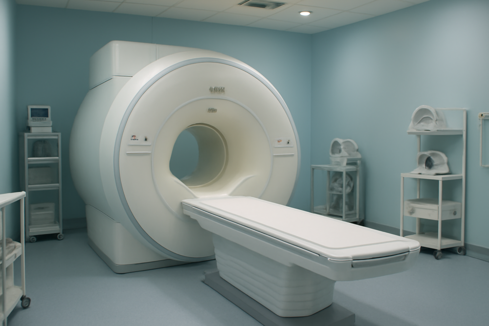 MRI-scanner in een moderne radiologieruimte van een ziekenhuis