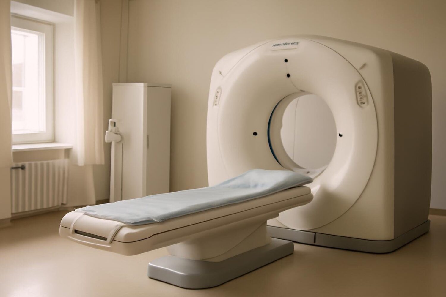 CT-scanner voor een hartscan met calciumscore